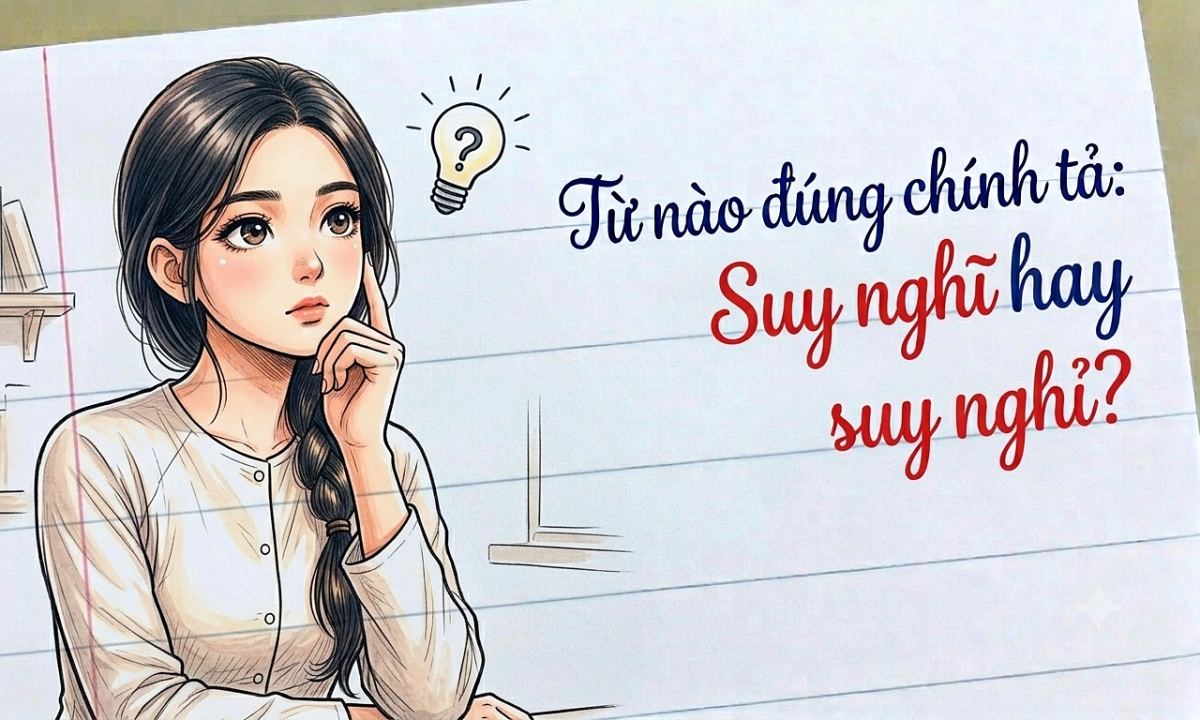 Suy nghĩ hay suy nghỉ – bạn có chắc mình viết đúng chính tả?
